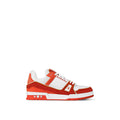 LV SNEAKER TRAINER
 WHITE/ORANGE