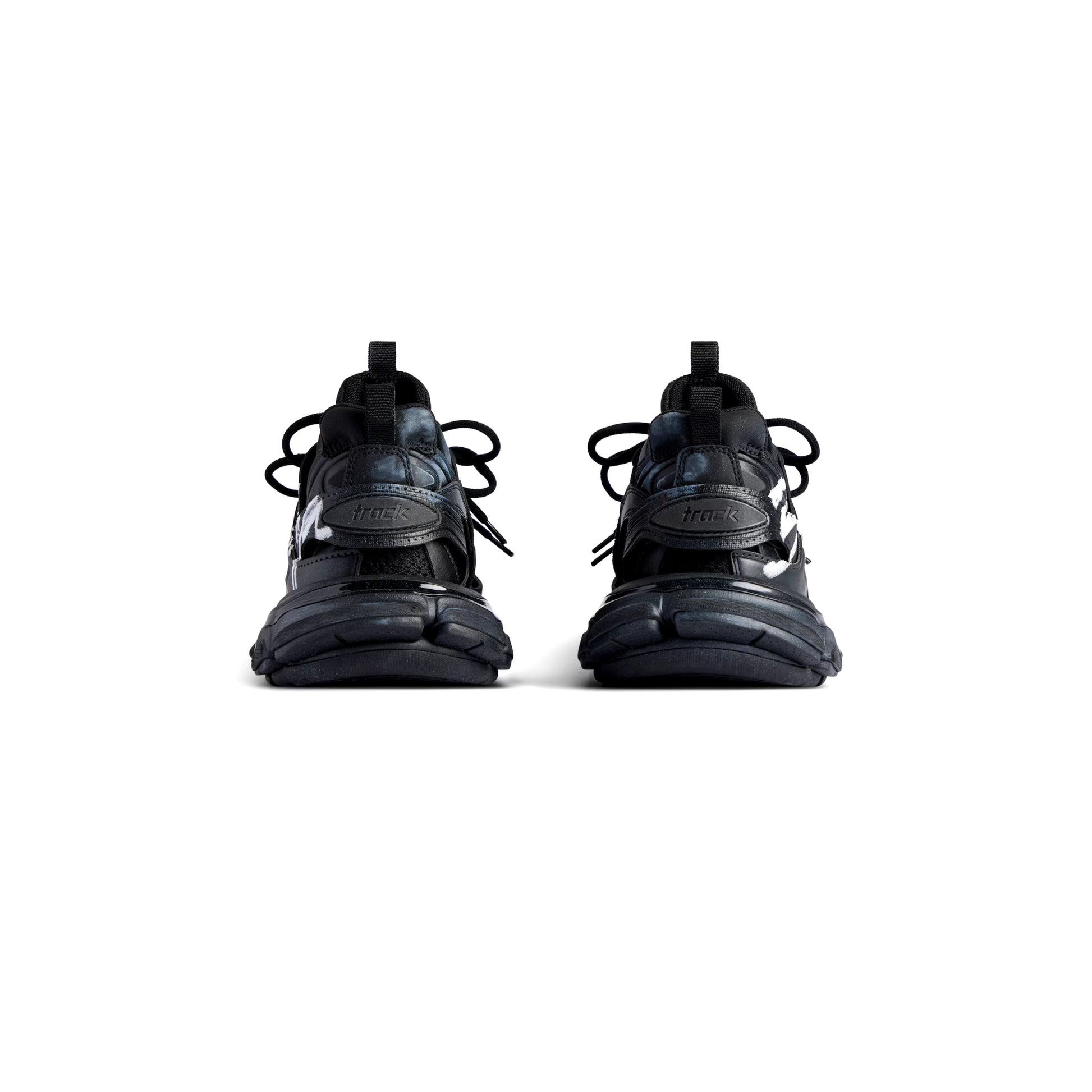 BALENCIAGA TRACK SIGNATURE SNEAKER BLACK/WHITE