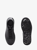 Alexander McQueen Men's Oversized Transparent Sole Sneaker in Black