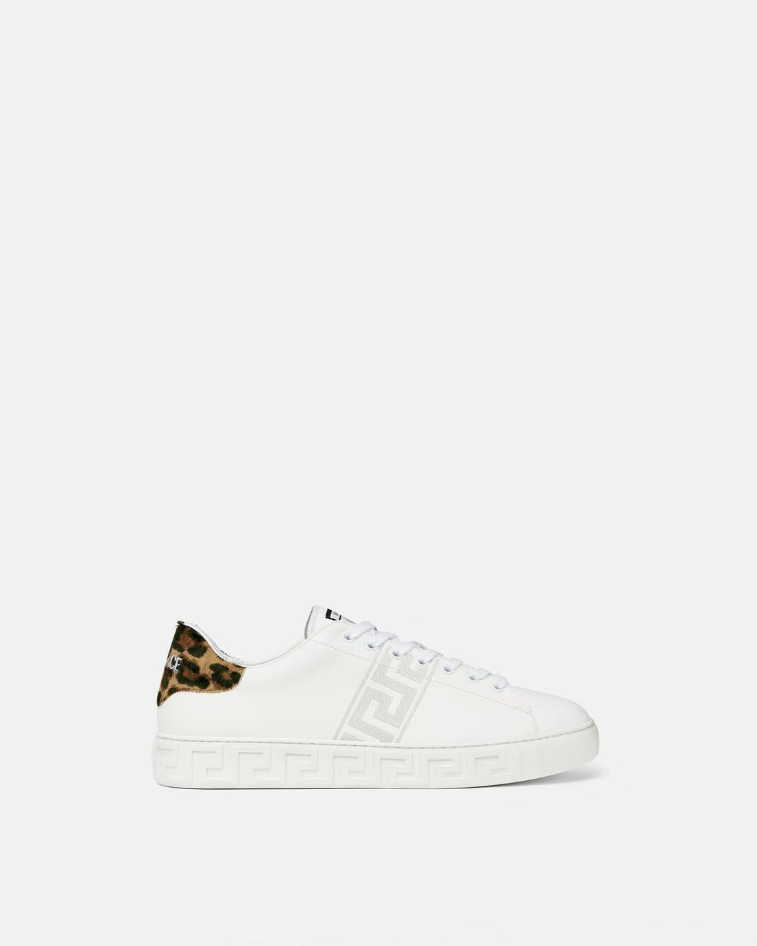 VERSACE LEOPARD GRECA TRAINERS