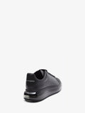 Alexander McQueen Men's Oversized Transparent Sole Sneaker in Black