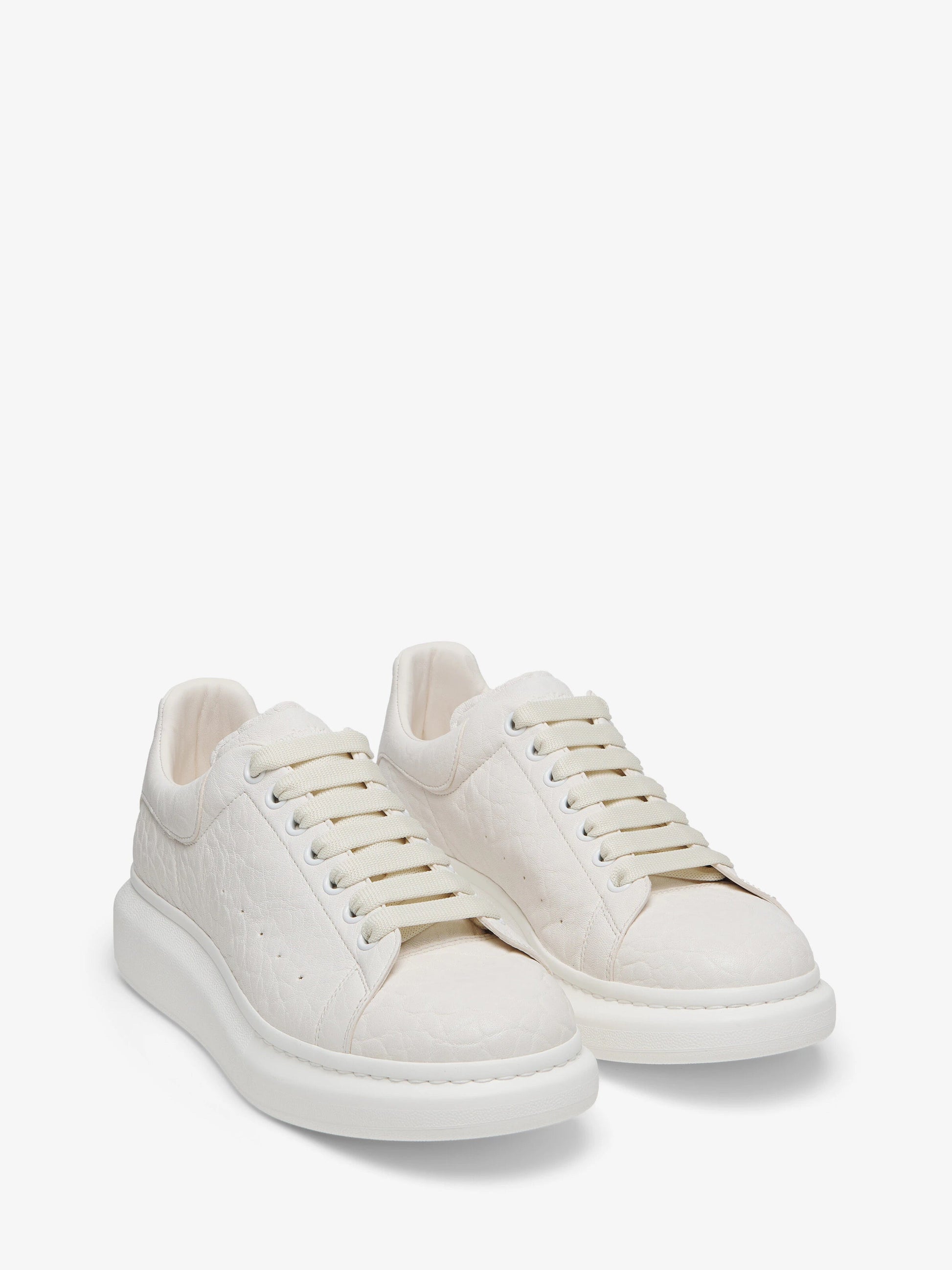 Alexander McQueen Men's Oversized Sneaker in Off White